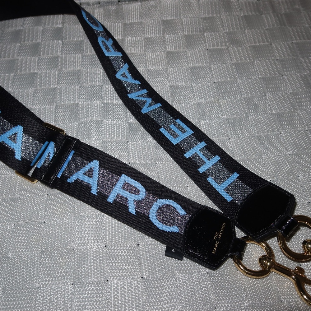 Marc Jacobs Black and Blue Bag Strap